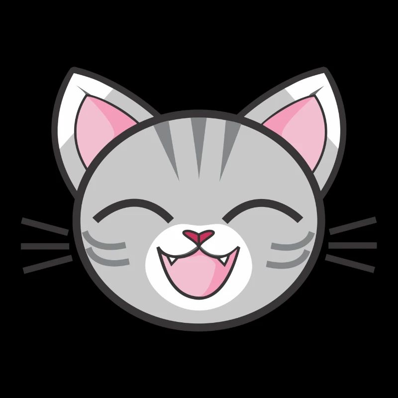 Laughing cat