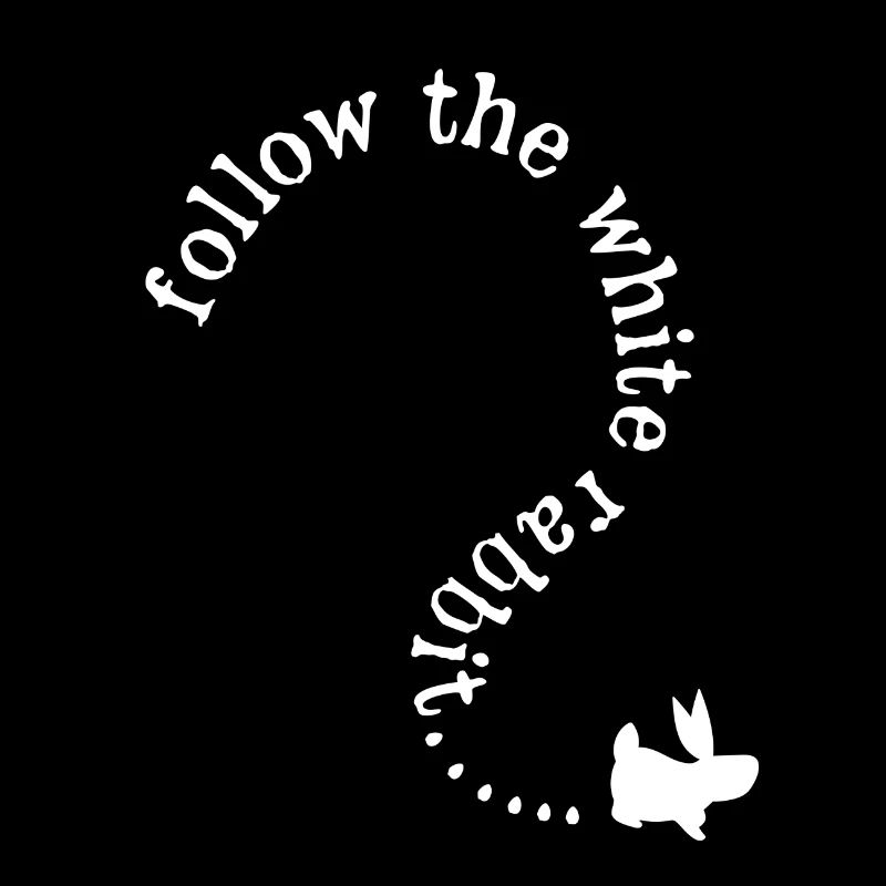 Follow the white rabbit