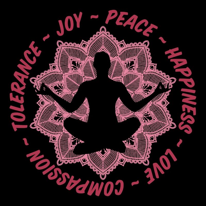 Peace, love, tolerance, relaxation, meditation