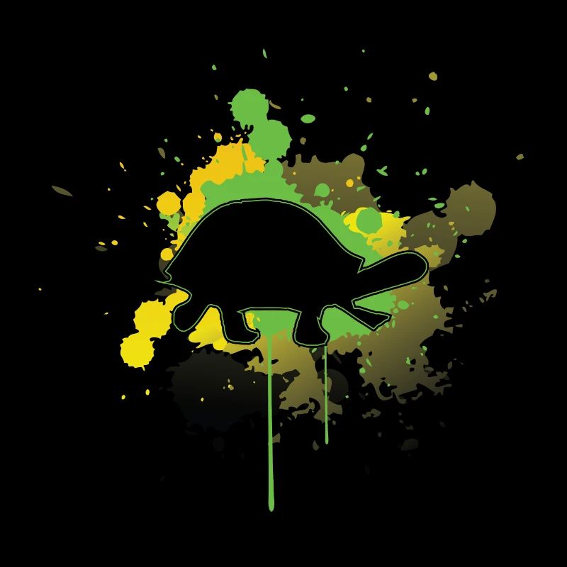 Fast turtle leaves only imprint