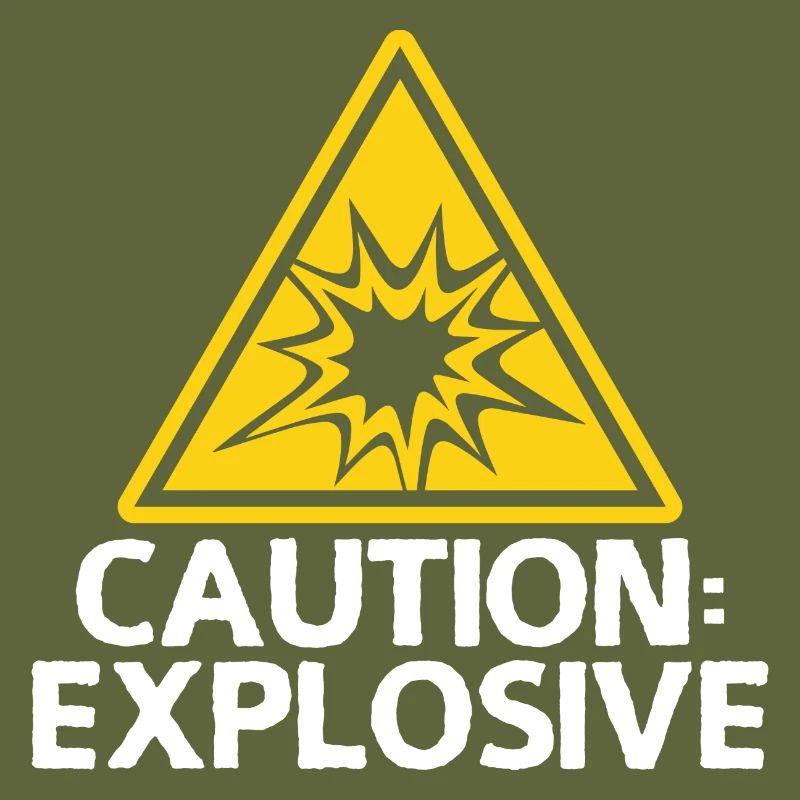 Explosion Warning Warning Shield