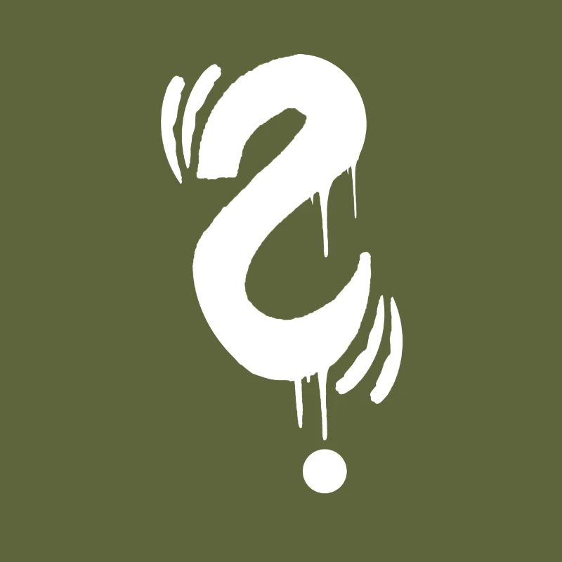 Graffiti question mark