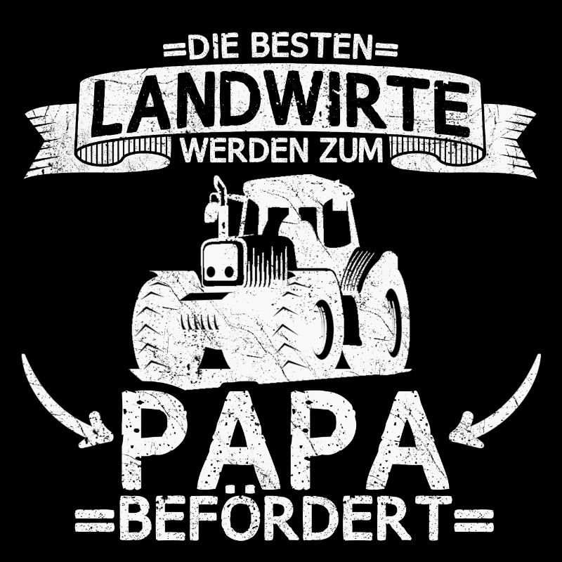 Landwirt Bauer Papa Vater Traktor Spruch Geschenk
