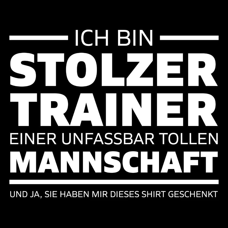 Ich bin stolzer Trainer Coach Geschenk