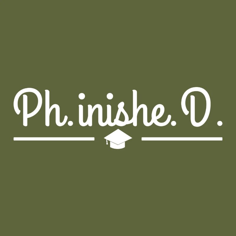 Phinished Phd Doktor Abschluss Geschenk