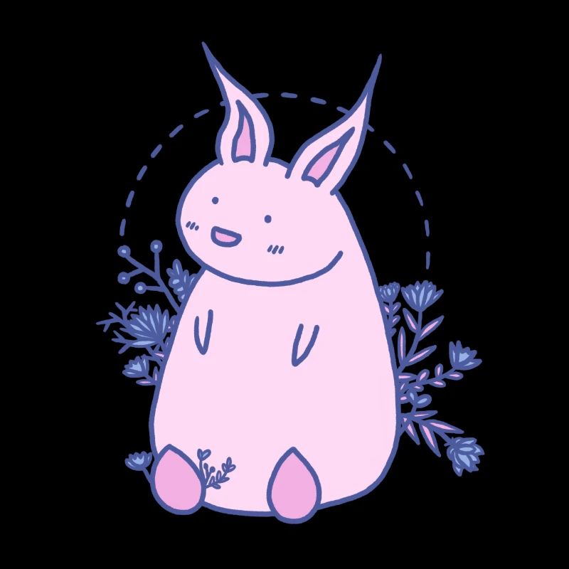 Sweet floral bunny Easter