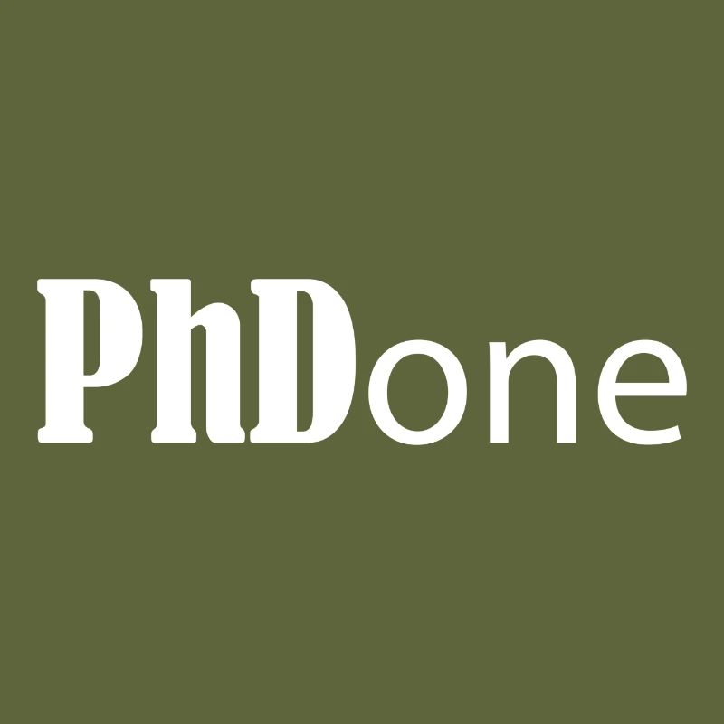 Phdone Phd Done Abschluss Geschenk