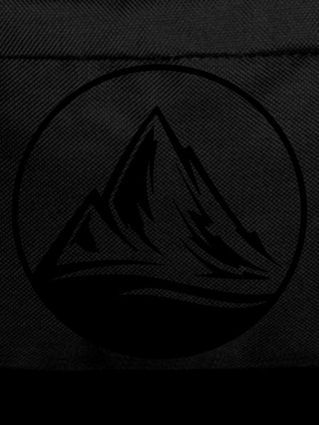 mountains symbol circle