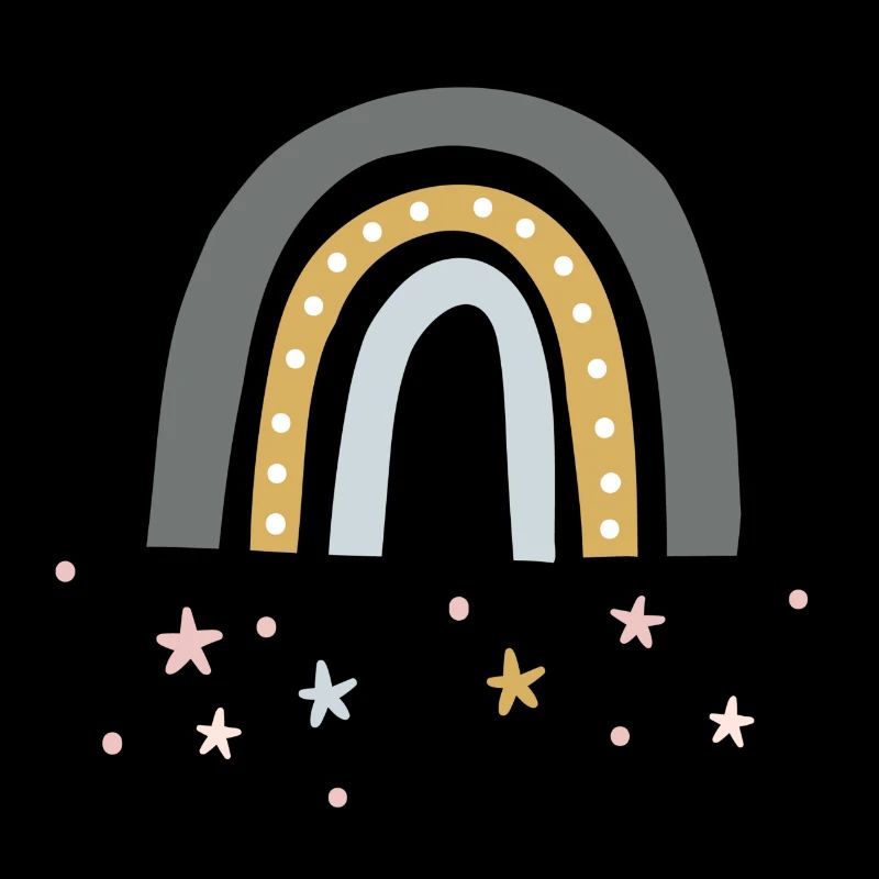 Conception de garçon arc-en-ciel