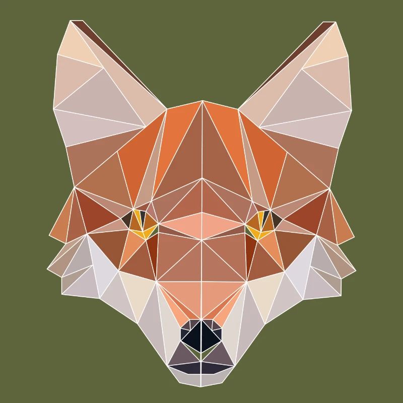 Tshirt polygonal Design Symmetrical Triangular