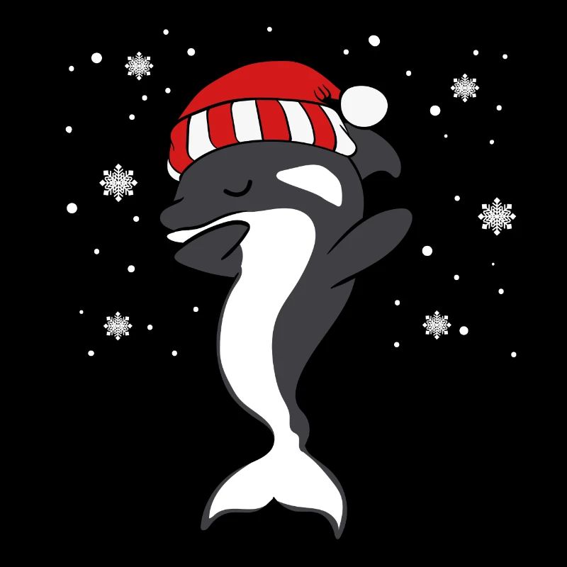 "Santa Dolphin" Christmas Design For December