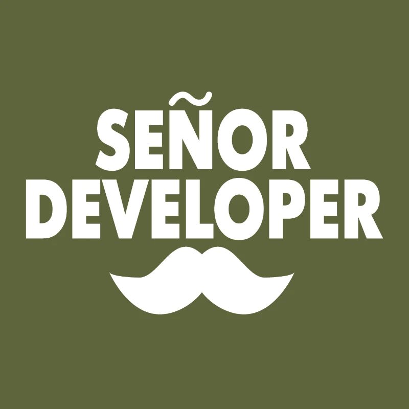 Senior Developer Coding Spruch Geschenk