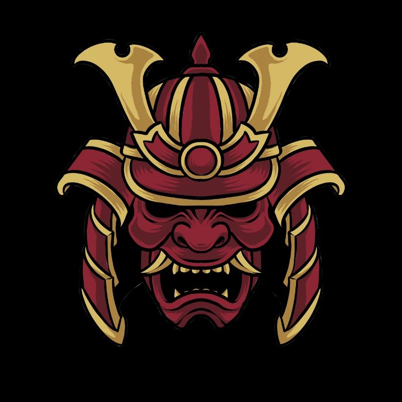 Masque de samouraï Warrior