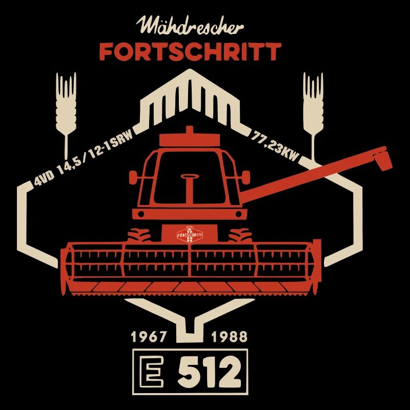 FORTSCHRITT Mähdrescher E512 DDR LPG