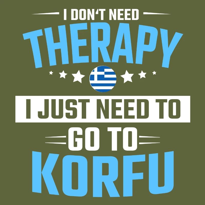 Corfu Greece Design Gift Idea