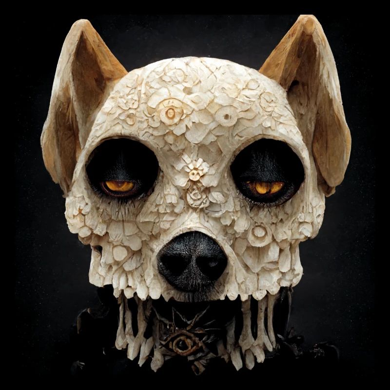 Dog Skull Skull Skull