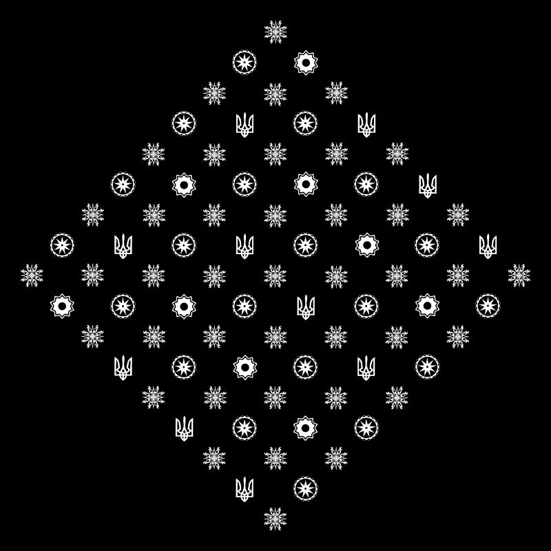 Ukraine Trysub_Repeated Symbols_Diamond Shape