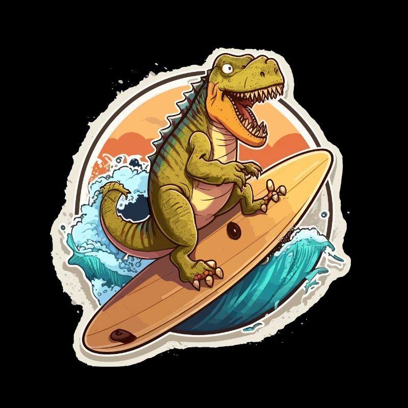 Surfin T-Rex
