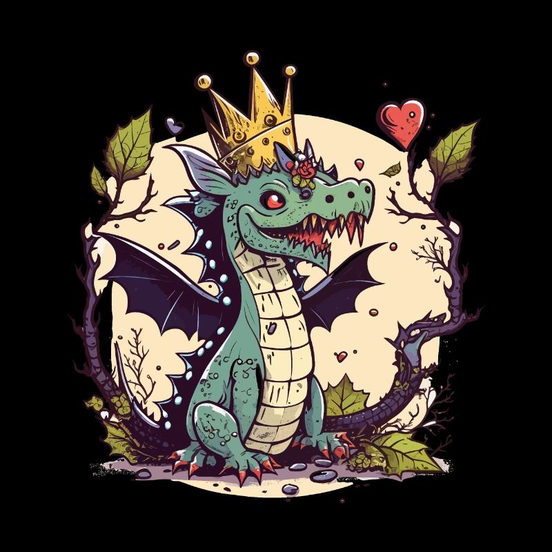 Gekrönter Drache