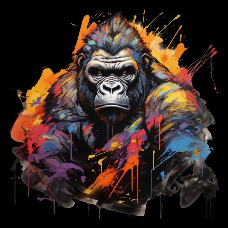 Stoic Gorilla. Graffiti-style wisdom.