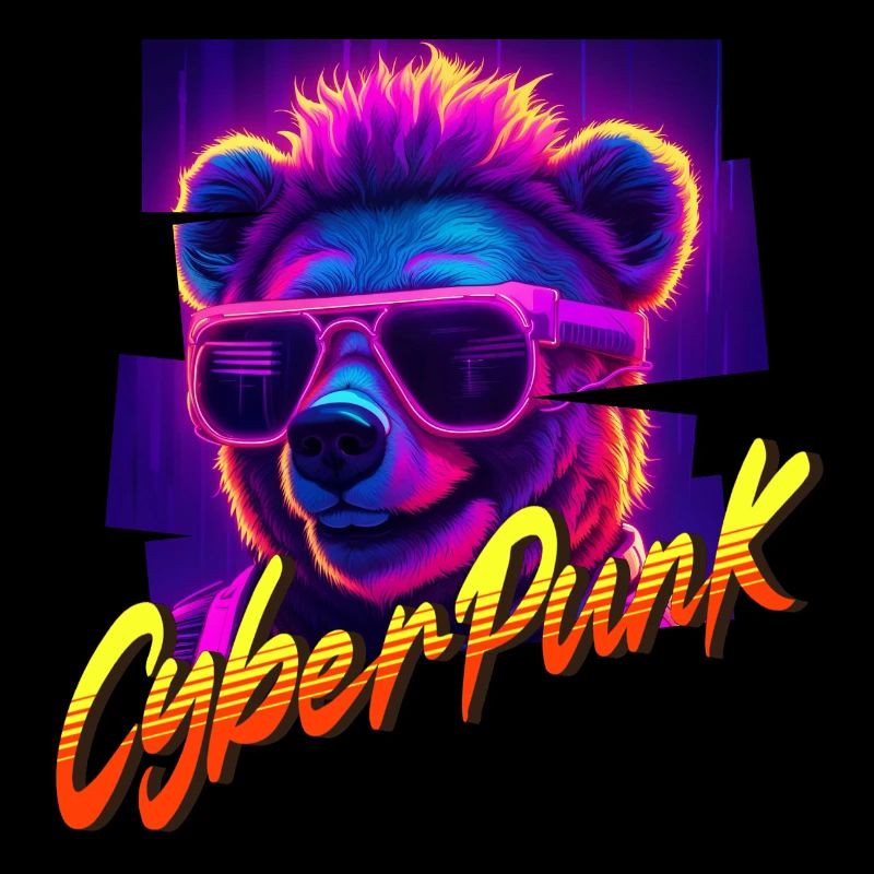 Cyberpunk Bear