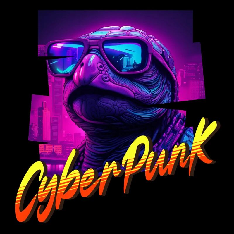 Cyberpunk Turtle