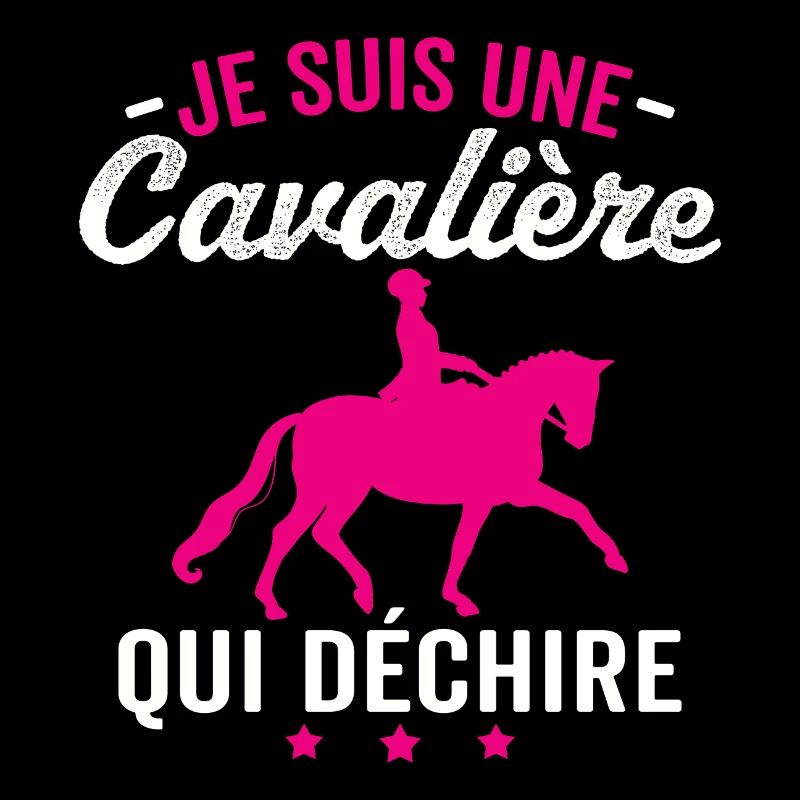 Je suis une cavalière qui déchire