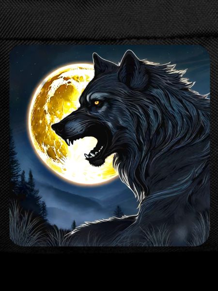 Big Wolf in Full Moon