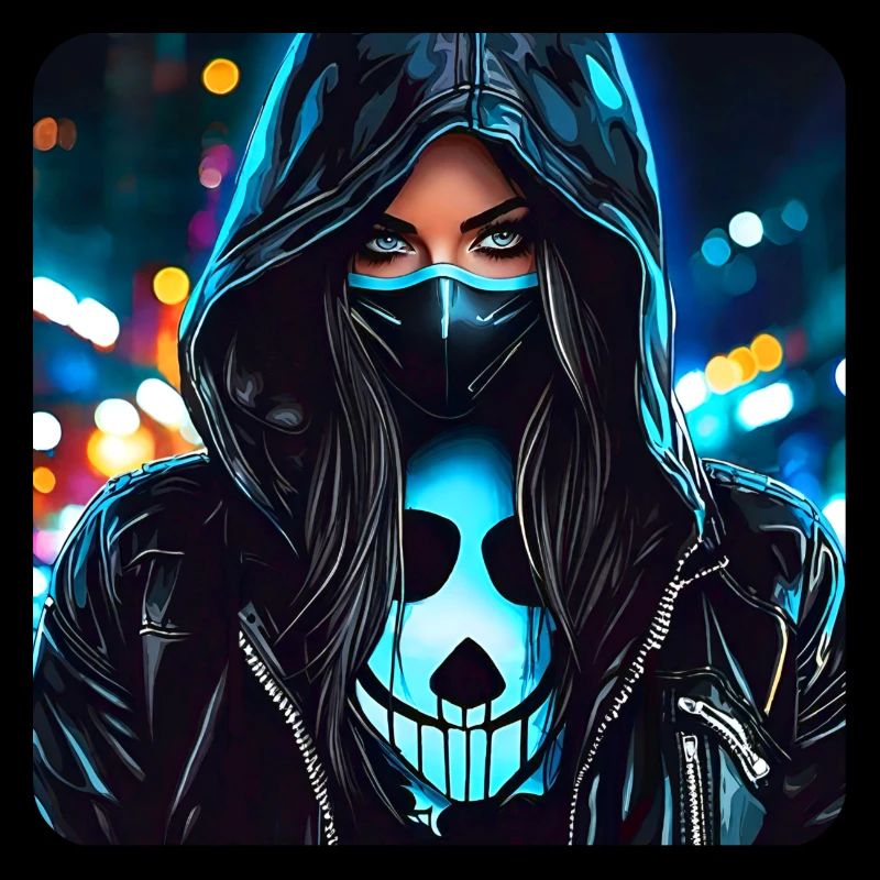 Fille Cybergoth Cool