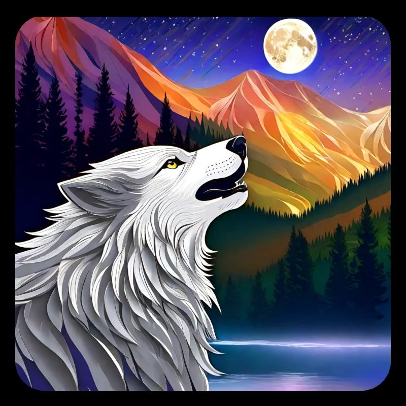 Fier loup espritanimal