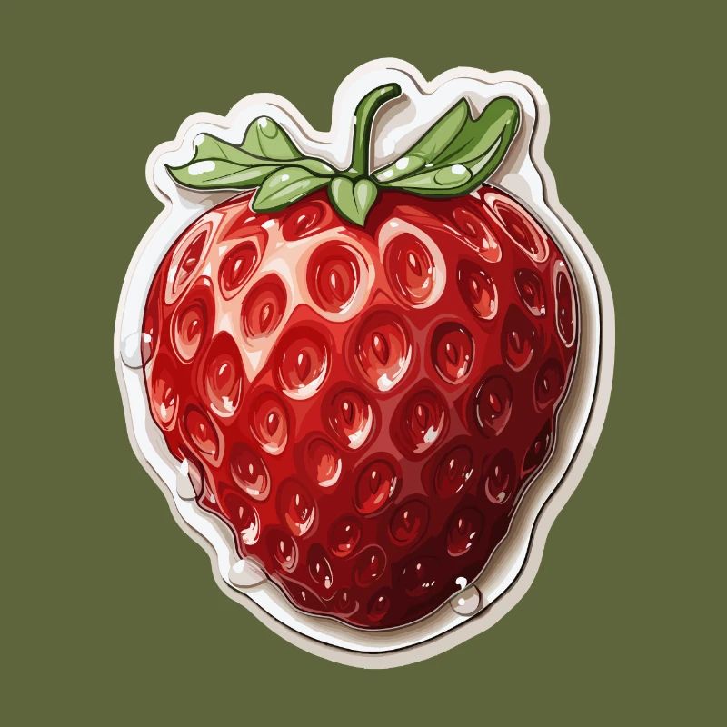 Erdbeere - Illustration