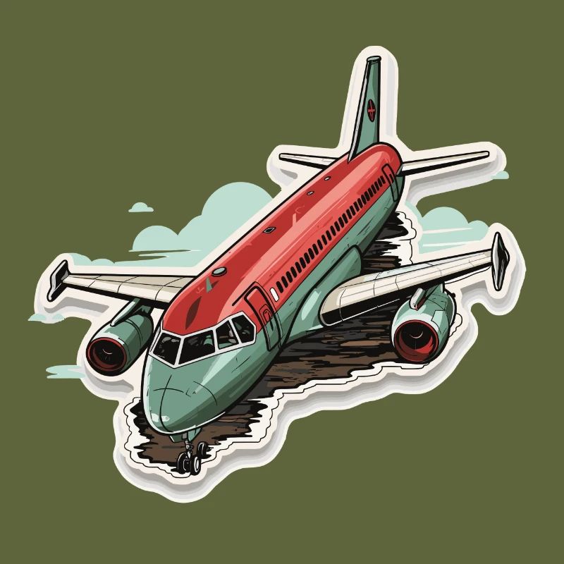 Flugzeug - Illustration