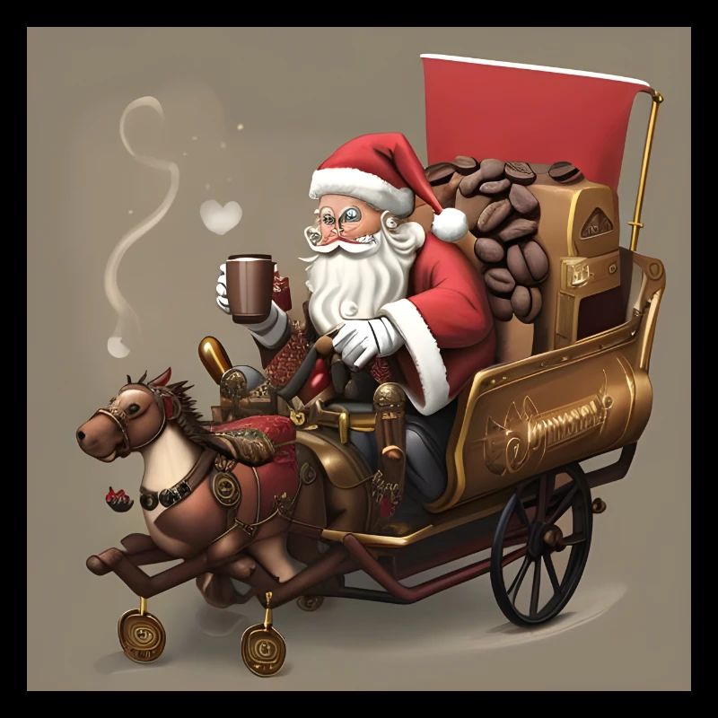 Merry Coffee Bean Christmas