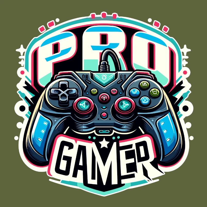 Pro Gamer - Controller Illustration