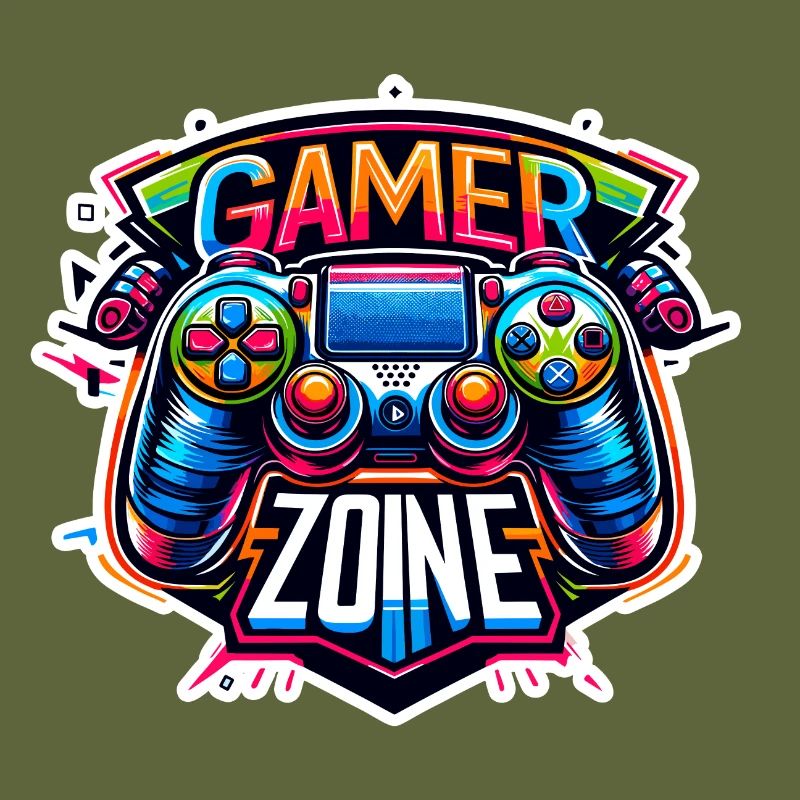Gamer Zone - Controller Illustration