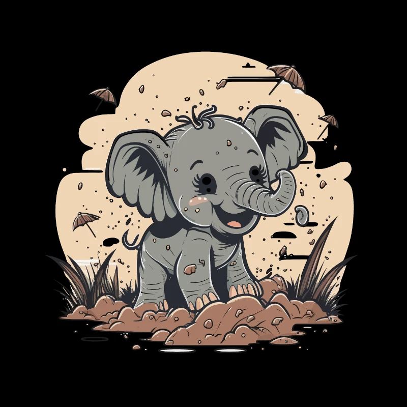 Verspielter Elefant
