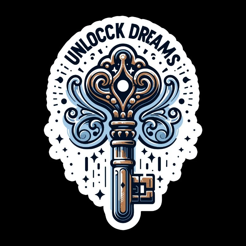 Unlock Dreams - Key Illustration
