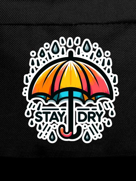 Stay Dry - Umbrella Illustration