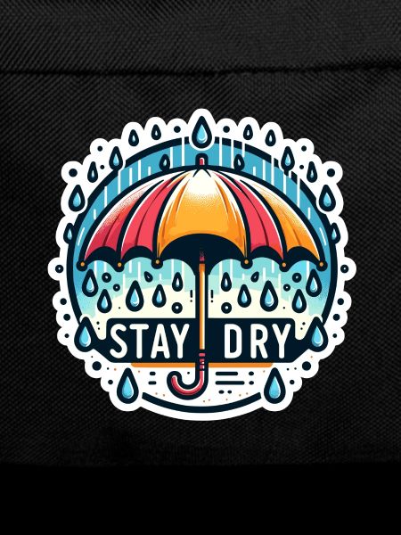 Stay Dry - Umbrella Illustration