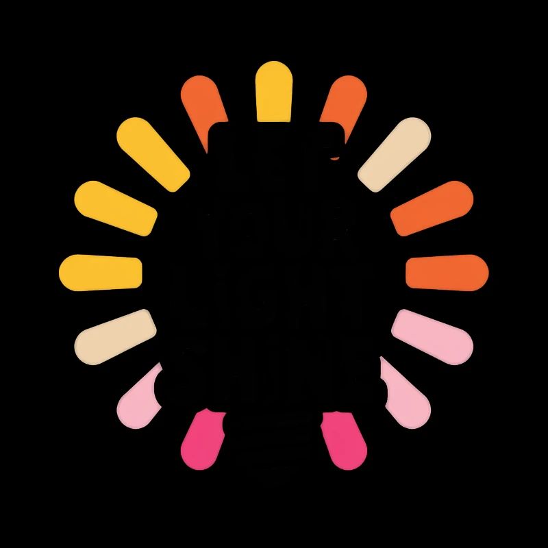 Let Your Light Shine – Glowing Light Bulb