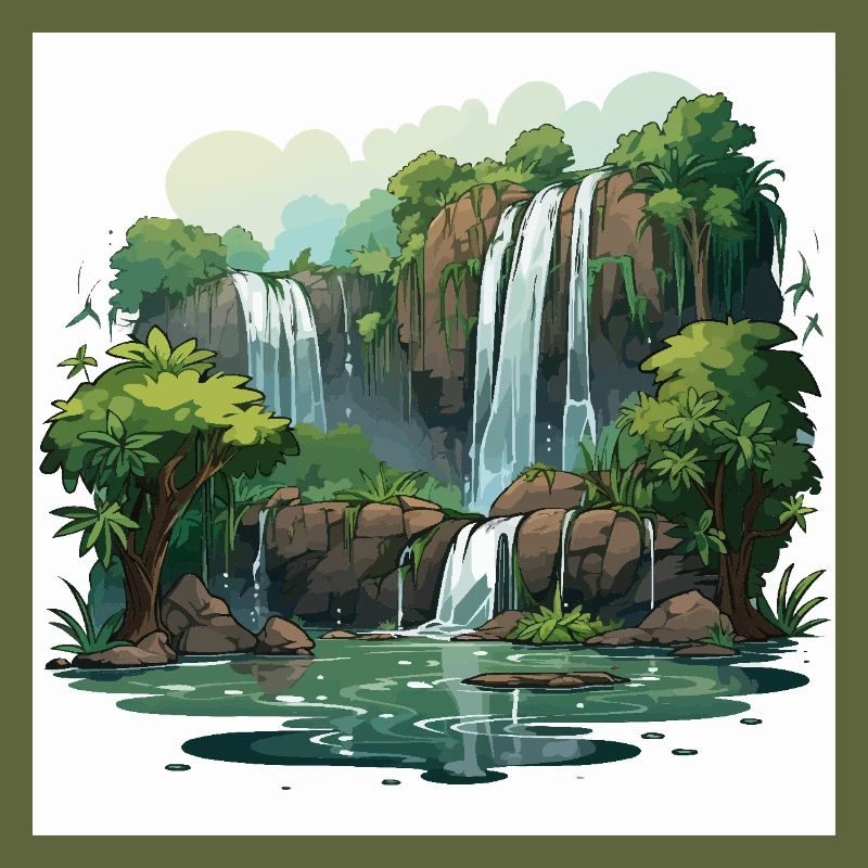 Wasserfall-Wanderung
