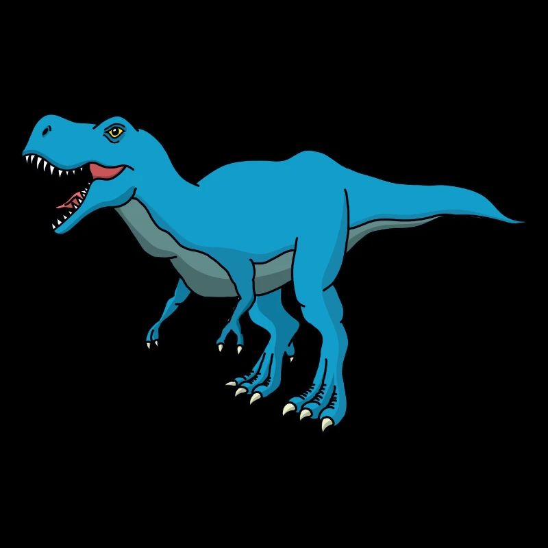 T-Rex bleu