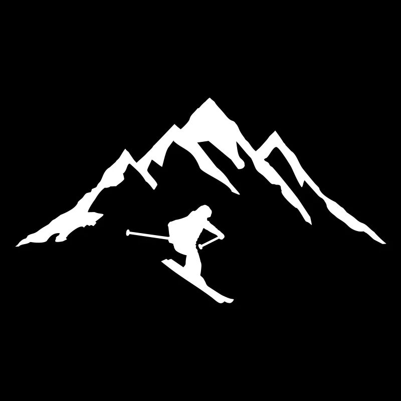 Ski, Skier & Mountain