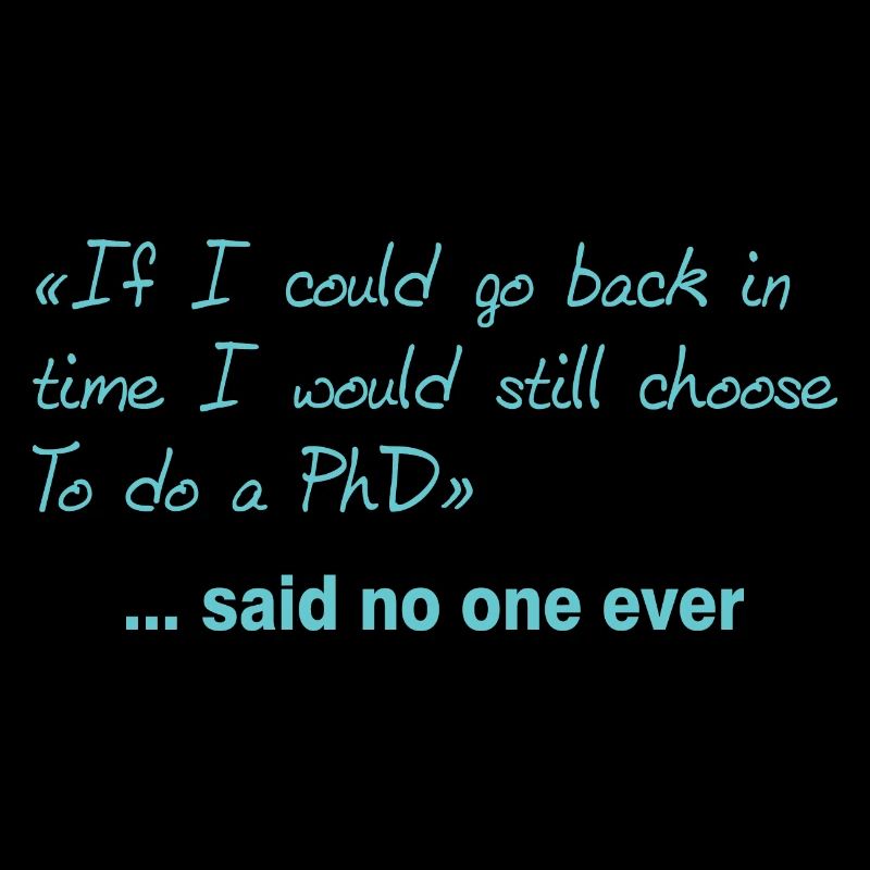 Said no one ever Dissertation Geschenk Abschluss