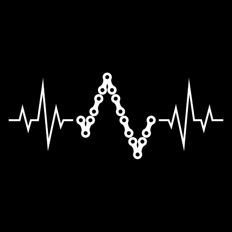 Bicycle pulse gift cyclist sport