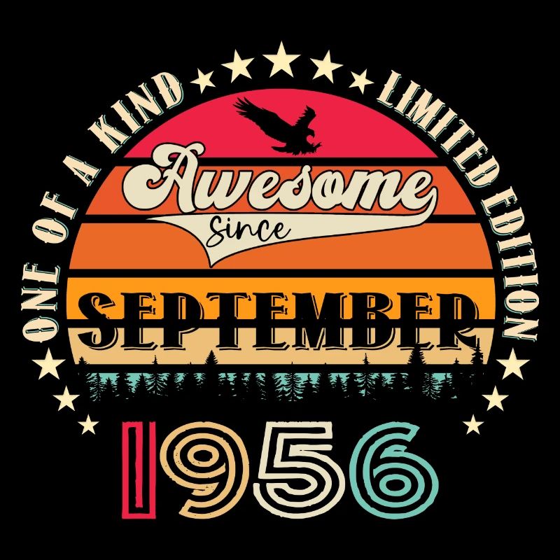Septembre Né 1956 Cadeau du 66e anniversaire