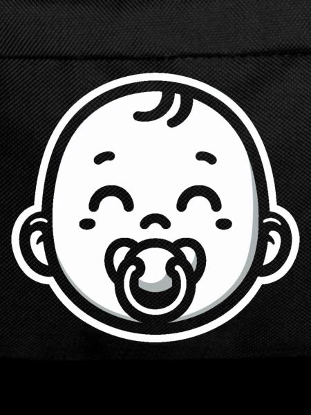 Baby with pacifier