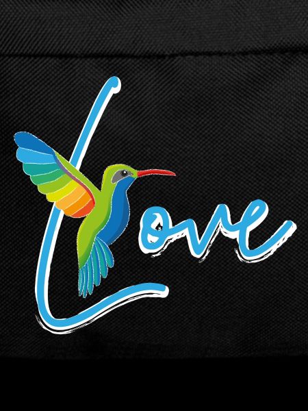 Hummingbird Love white