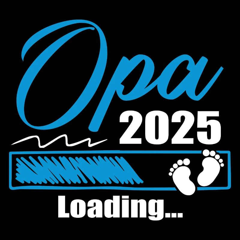 Werdender Opa 2025 Opa loading Geschenk Männer