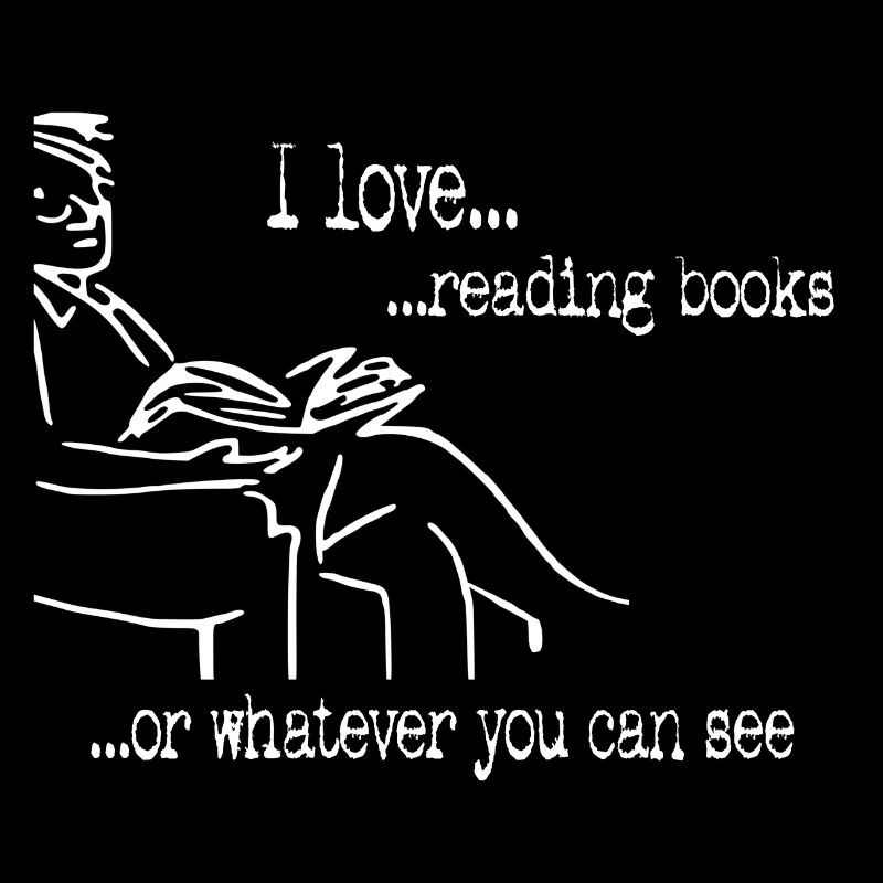 Book lover (white design)